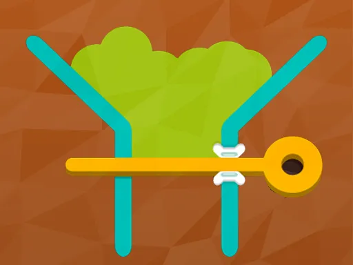 Colored Water and Pin