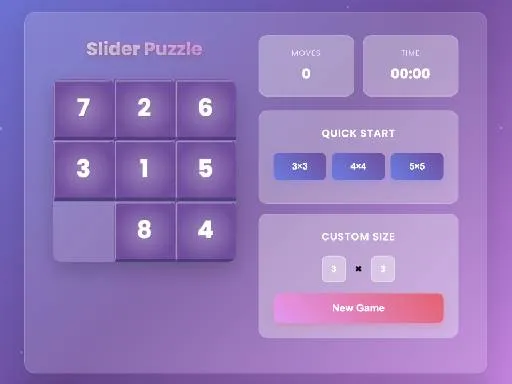 Sliding Number Puzzle – Classic Brain Teaser