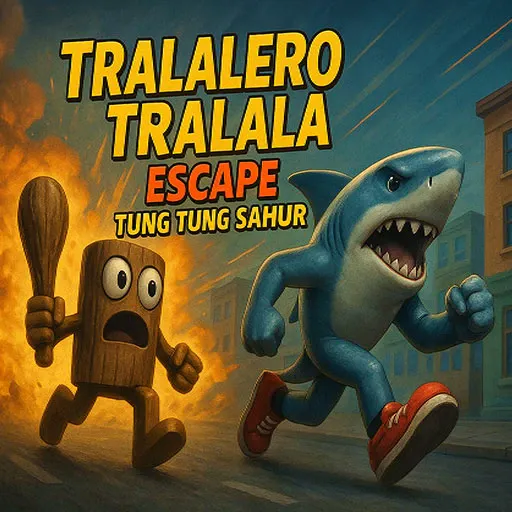 Tralalero Tralala escape Tung Tung Sahur